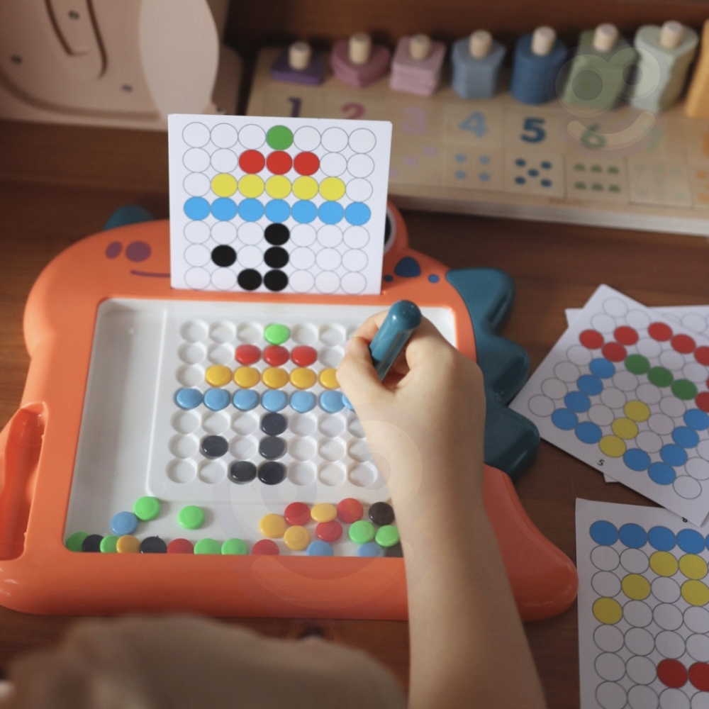 Magnetinė lenta Montessori MagPad Dinosaur WOOPIE