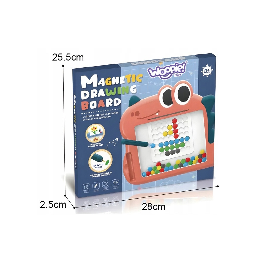 Magnetinė lenta Montessori MagPad Dinosaur WOOPIE