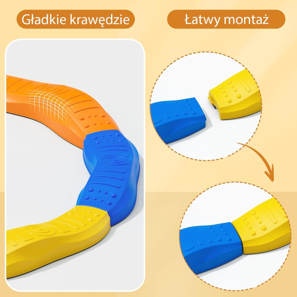 Modulinė balansavimo lenta, sensorinis takelis, WOOPIE ratas-Žaislai, Lauko žaislai, Lauko žaidimai ir sporto prekės, Žaidimai, 
