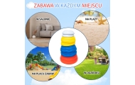 WOOPIE Kamienie Balansujące Sensoryczne Trening Równowagi 5 szt