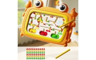 WOOPIE Montessori Magnetic Board Crab Maze Orange