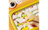 Magnetinė lenta WOOPIE Montessori Krabų labirintas, oranžinė-Žaislai, Dėlionės, Magnetinės dėlionės-e-vaikas