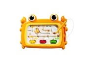 Magnetinė lenta WOOPIE Montessori Krabų labirintas, oranžinė-Žaislai, Dėlionės, Magnetinės dėlionės-e-vaikas
