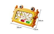 WOOPIE Montessori Magnetic Board Crab Maze Orange