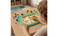 Magnetinė lenta WOOPIE Montessori Krabų labirintas, turkio sp.