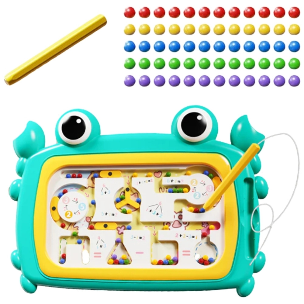 Magnetinė lenta WOOPIE Montessori Krabų labirintas, turkio sp.