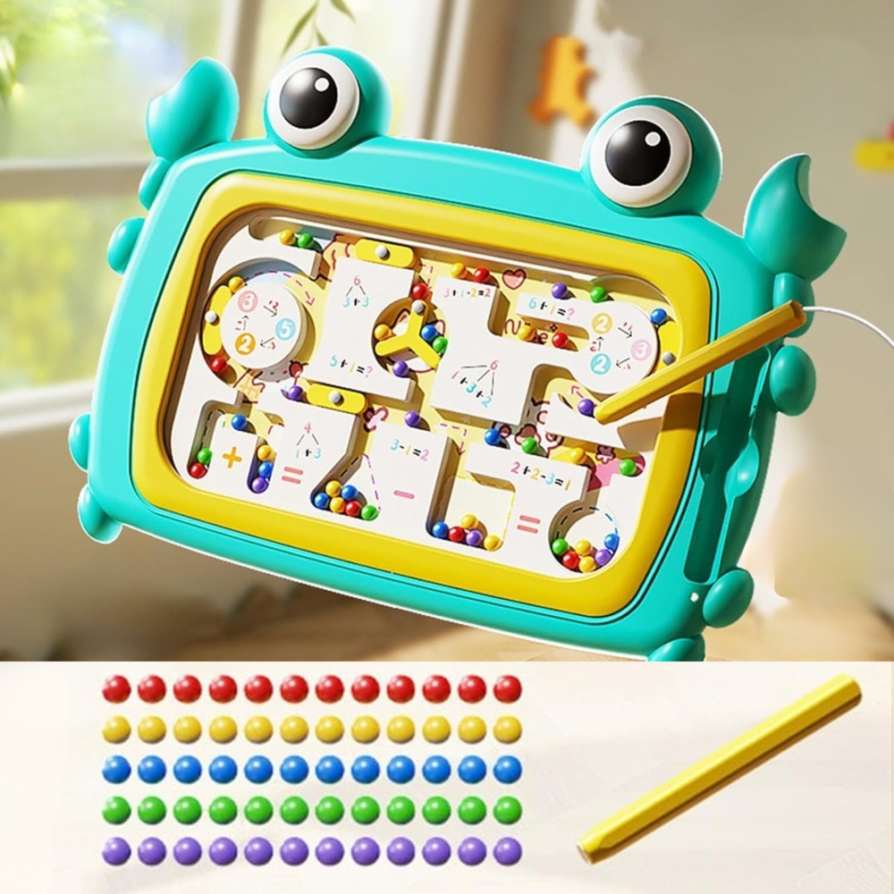 Magnetinė lenta WOOPIE Montessori Krabų labirintas, turkio sp.