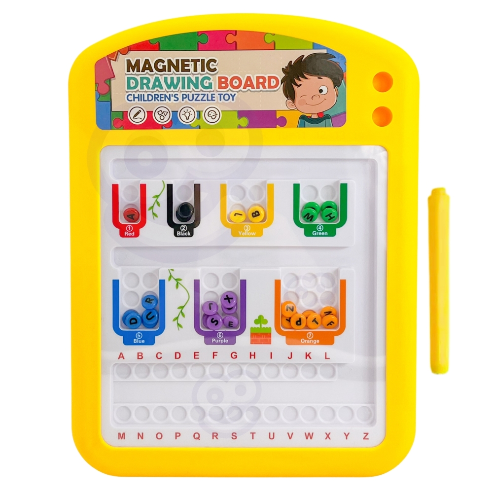 Magnetinė piešimo lenta WOOPIE Montessori-Žaislai, Lavinamieji žaislai, Molbertai, piešimo lentos-e-vaikas