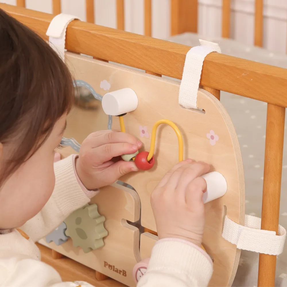 Medinė daugiafunkcinė edukacinė lenta VIGA-Žaislai, Kūdikiams, Žaislai mažyliams (iki 4 m.