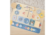 Medinė edukacinė lenta TOOKY TOY Montessori Astronautas erdvėlaivis-Žaislai, Kūdikiams, Žaislai mažyliams (iki 4 m.