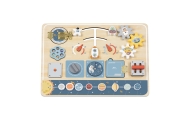 TOOKY TOY Drewniana Tablica Edukacyjna Montessori Astronauta Statek Kosmiczny