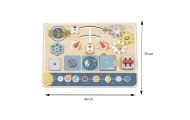 TOOKY TOY Drewniana Tablica Edukacyjna Montessori Astronauta Statek Kosmiczny