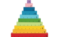 Tooky Toy Edukacyjne Pudełko Montessori Układanka Liczydło Tablica Pogody 6w1 od 3 Lat
