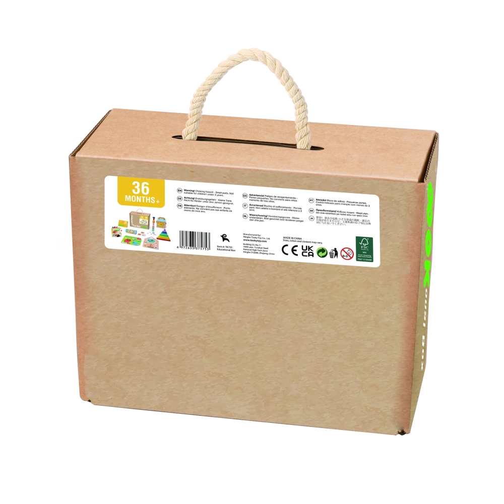 Edukaciniai žaislai Montessori Montessori Weatherboard 6in1 nuo 3 metų