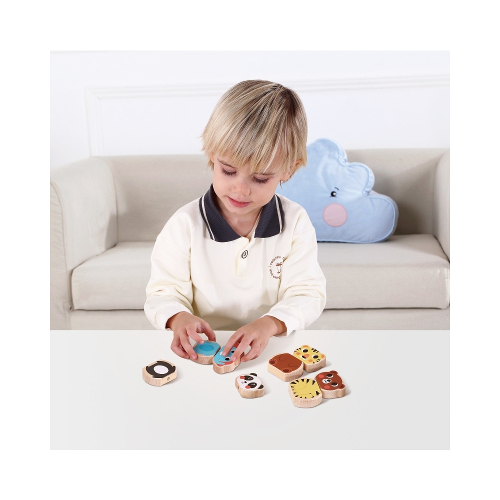ŽAISLIUKŲ ŽAIDINIŲ DĖŽUTĖ XXL Montessori mokomoji 7in1 sensorinė 19-21 mėn.