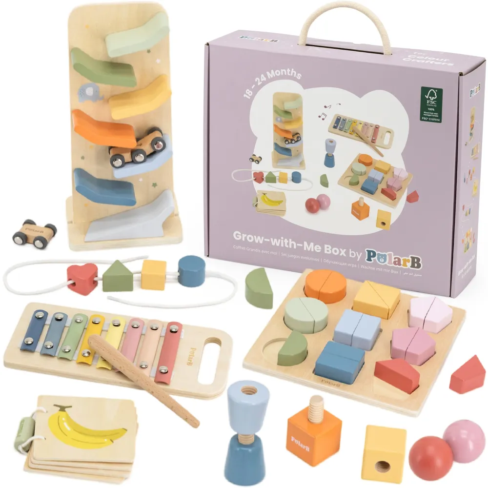VIGA Educational Toy Box Set from 18 months to 24 months
