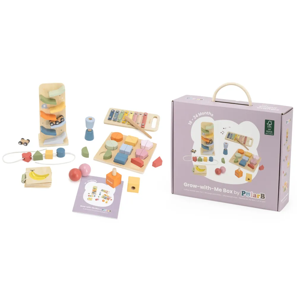 VIGA Educational Toy Box Set from 18 months to 24 months