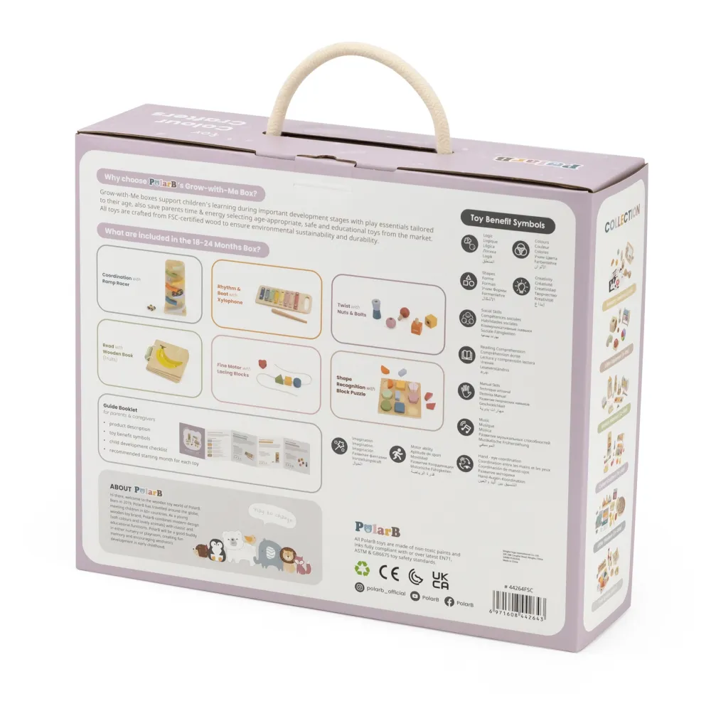 VIGA Educational Toy Box Set from 18 months to 24 months