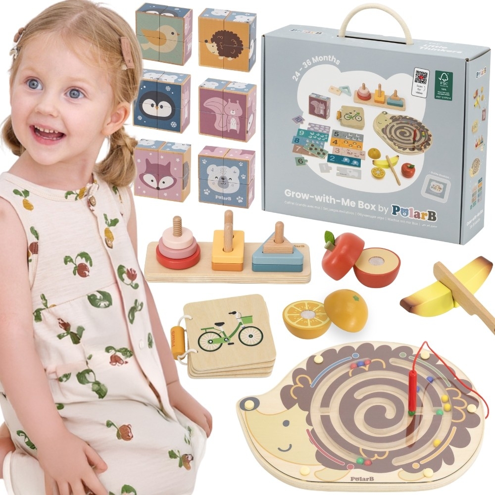 Viga 44265FSC PolarB rinkinys "Auga kartu su manimi" - Little Thinkers-Dovanoms, Žaislai, Kūdikiams, Žaislai mažyliams (iki 4 m.