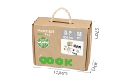 Sensorinis edukacinis rinkinys WOOPIE GREEN Box XXL Montessori 7in1 0-2 mėn. 18el. FSC-Dovanoms, Žaislai, Kūdikiams, Žaislai maž