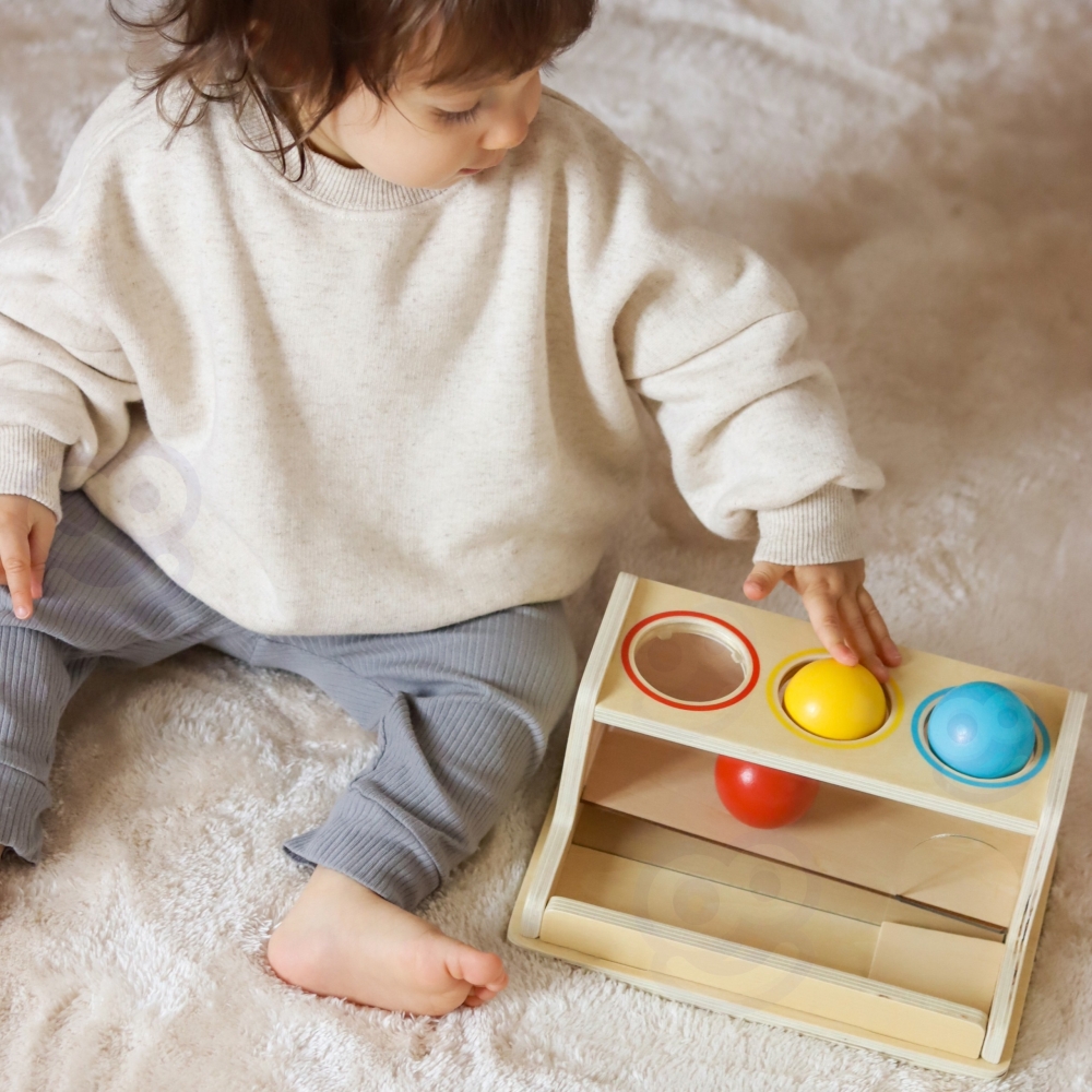 Sensorinis edukacinis rinkinys WOOPIE GREEN Box 5in1 Montessori ugdymo dėžutė 11-12M FSC-Dovanoms, Žaislai, Kūdikiams, Žaislai m