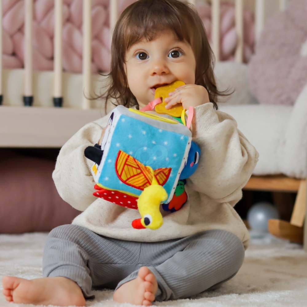 Sensorinis edukacinis rinkinys WOOPIE GREEN Box 5in1 Montessori ugdymo dėžutė 11-12M FSC-Dovanoms, Žaislai, Kūdikiams, Žaislai m