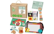Sensorinis edukacinis rinkinys WOOPIE GREEN Box XXL Montessori 6in1 FSC-Dovanoms, Žaislai, Kūdikiams, Žaislai mažyliams (iki 4 m