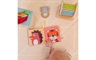 Edukacinė 6in1 sensorinė dėžutė WOOPIE GREEN Box XXL Montessori 5-6 mėn. 13el. FSC-Dovanoms, Žaislai, Kūdikiams, Žaislai mažylia