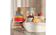 Edukacinė 6in1 sensorinė dėžutė WOOPIE GREEN Box XXL Montessori 5-6 mėn. 13el. FSC-Dovanoms, Žaislai, Kūdikiams, Žaislai mažylia