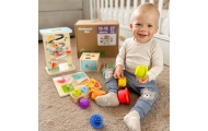Edukacinė sensorinė dėžutė WOOPIE GREEN Box 6in1 13-15m Montessori FSC-Dovanoms, Žaislai, Kūdikiams, Žaislai mažyliams (iki 4 m.