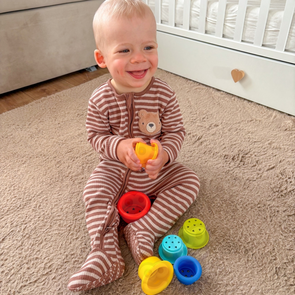 Edukacinė sensorinė dėžutė WOOPIE GREEN Box 6in1 13-15m Montessori FSC-Dovanoms, Žaislai, Kūdikiams, Žaislai mažyliams (iki 4 m.