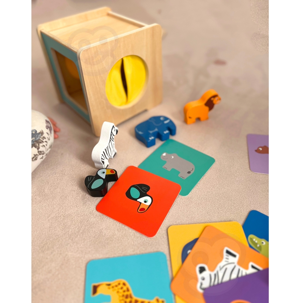 Edukacinė 7in1 sensorinė dėžutė WOOPIE GREEN Box XXL Montessori 31-36 mėn. FSC-Dovanoms, Žaislai, Kūdikiams, Žaislai mažyliams (