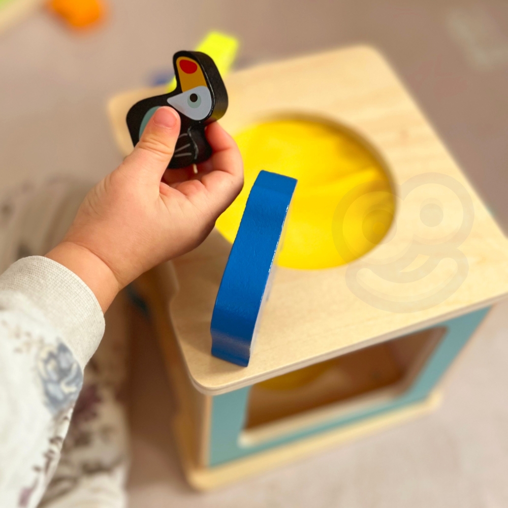 Edukacinė 7in1 sensorinė dėžutė WOOPIE GREEN Box XXL Montessori 31-36 mėn. FSC-Dovanoms, Žaislai, Kūdikiams, Žaislai mažyliams (