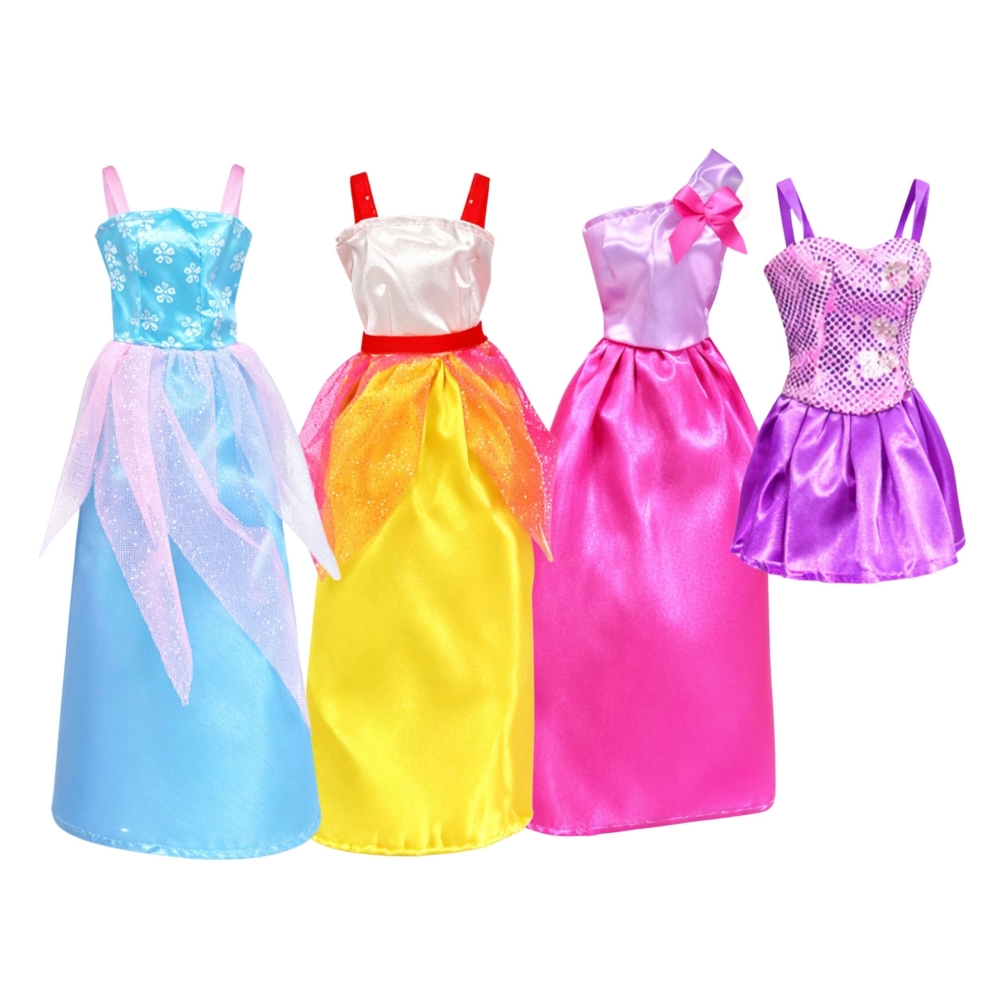 WOOPIE ROYAL Set of 5 Ball Gowns with Accessories and Doll 