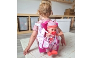 WOOPIE ROYAL Zestaw Opiekunka Lalka Bobas z Akcesoriami 19 el.					