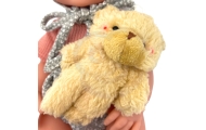 WOOPIE ROYAL Lalka Bobas 36 cm w Ubranku z  Misiem Akcesoria do Karmienia					