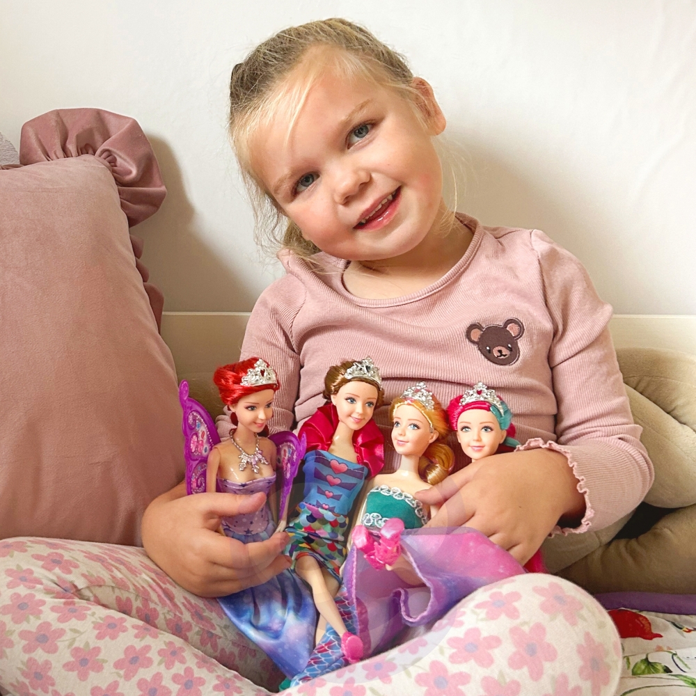 4 stebuklingų princesių rinkinys WOOPIE su priedais