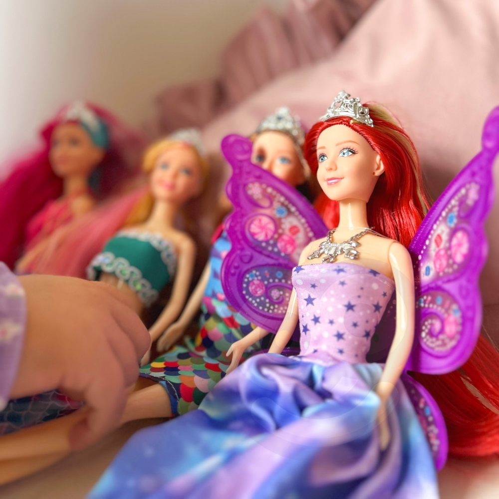 4 stebuklingų princesių rinkinys WOOPIE su priedais