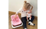 WOOPIE ROYAL rinkinys Kūdikio lėlė 30,5 cm + nešioklė Rožinė