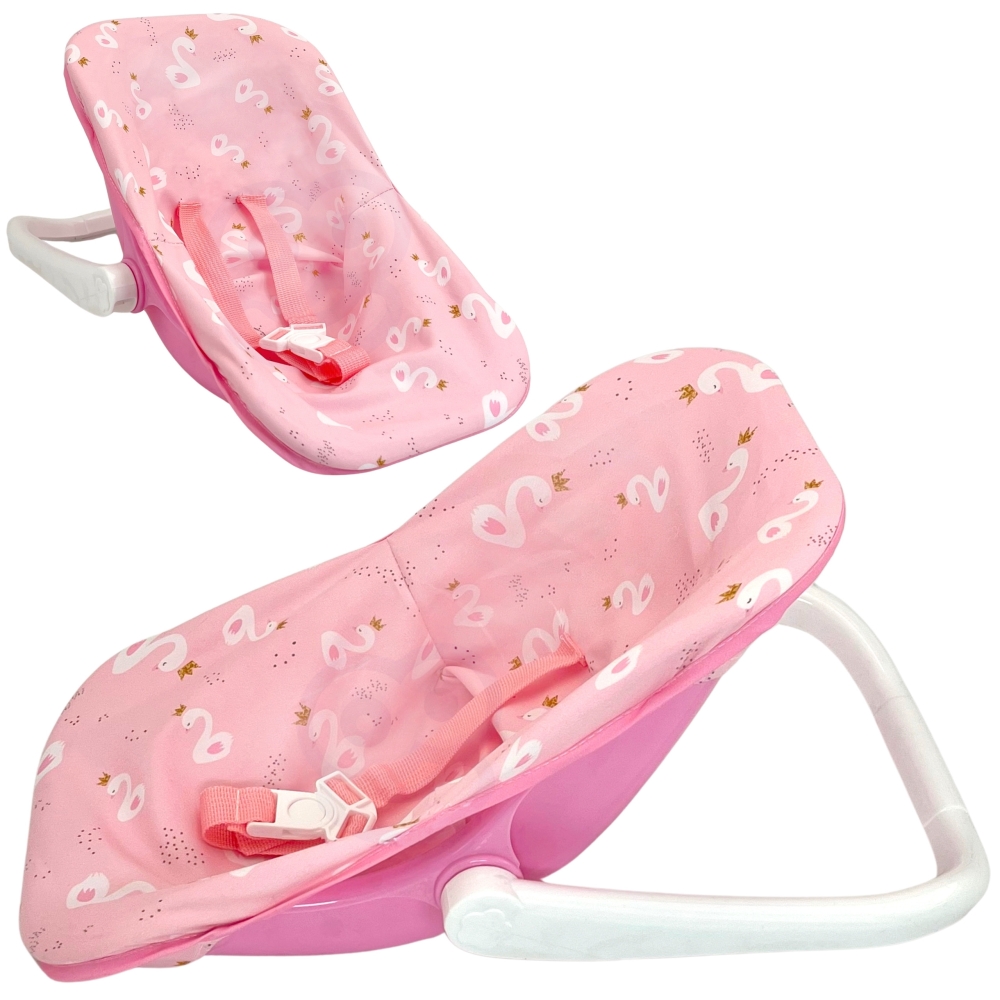 WOOPIE ROYAL rinkinys Kūdikio lėlė 30,5 cm + nešioklė Rožinė