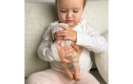Lėlė kūdikis WOOPIE ROYAL 24 cm su zuikio suknele ir kepuraite