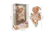 Lėlė kūdikis WOOPIE ROYAL 24 cm su zuikio suknele ir kepuraite