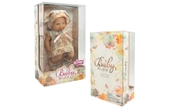 WOOPIE ROYAL Lalka Bobas 24 cm w Sukience i Czapeczce Króliczka