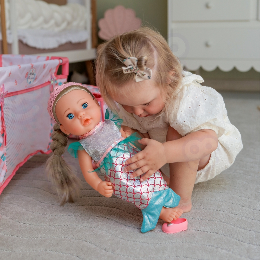 Lėlė kūdikis WOOPIE ROYAL 36 cm Interaktyvi undinėlė XXL 18in1-Žaislai, Lėlės ir jų priedai, Lėlės-e-vaikas