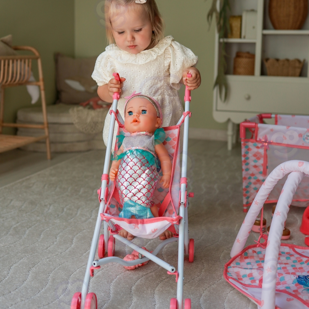 Lėlė kūdikis WOOPIE ROYAL 36 cm Interaktyvi undinėlė XXL 18in1-Žaislai, Lėlės ir jų priedai, Lėlės-e-vaikas