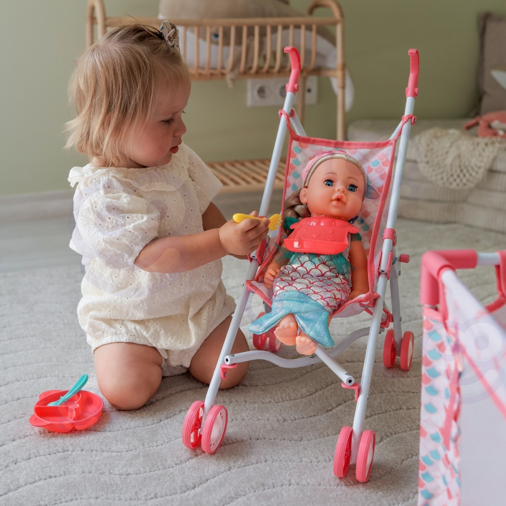 Lėlė kūdikis WOOPIE ROYAL 36 cm Interaktyvi undinėlė XXL 18in1-Žaislai, Lėlės ir jų priedai, Lėlės-e-vaikas