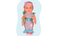 WOOPIE ROYAL Lalka Bobas 36 cm Syrenka Interaktywna Zestaw XXL Opiekunka 18w1