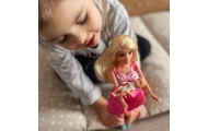 WOOPIE ROYAL Lalka Lily Bobas Krzesełko do Karmienia Zestaw Akcesoria