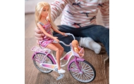 WOOPIE ROYAL Lalka Lily Rowerzystka Bobas w Foteliku Rower