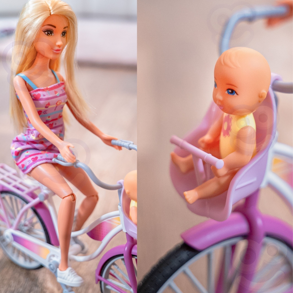 Lėlė su dviračiu WOOPIE ROYAL Lily Biker-Žaislai, Lėlės ir jų priedai, Lėlės-e-vaikas